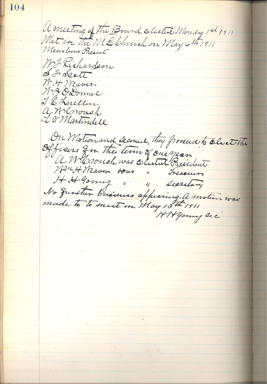 minute book